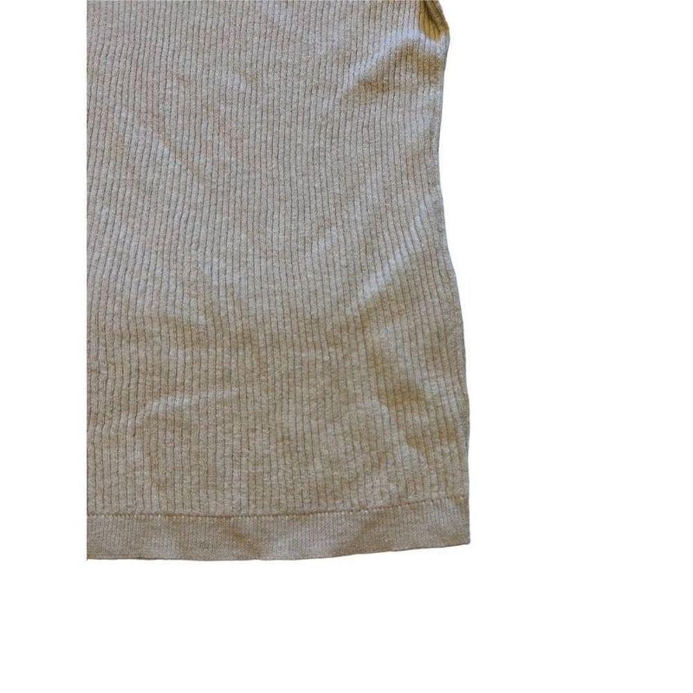 Uniqlo Cream Ribbed Top - Picture 2 of 4